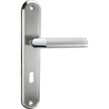 Dveřní kování Klika DURO BB72 nikl/satén