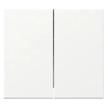 vypínač GIRA 329527 Dvojitý kolébkový spínač System 55, čistě bílá (silk)