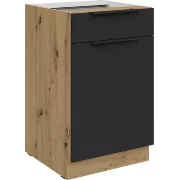 Kuchyňská skříňka Aria BL/AR Anti Fingerprint 50d 1f 1s Bb