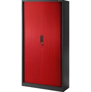 Kancelářská sestava Kancelářská skříň Damian kov antracit/červené