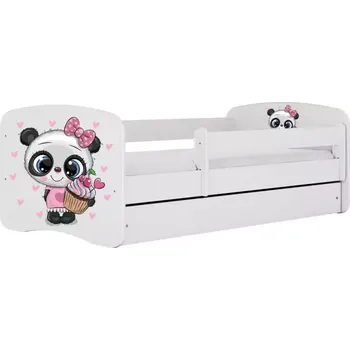 Ložnicová sestava Dětská postel Babydreams+SZ+M bílá 70x140 Panda