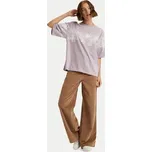 Roxy T-Shirt Hangloose Placed ERJZT06019 Fialová Oversize M