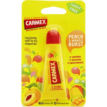 Péče o rty CARMEX BALZÁM NA RTY HYDRATAČNÍ PEACH BROSKVĚ MANGO