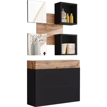 Předsíňová stěna Předsíňová stěna Easy V WTZ EY5 wotan/černá