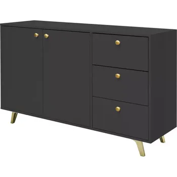 Kancelářská sestava Komoda Siena černá