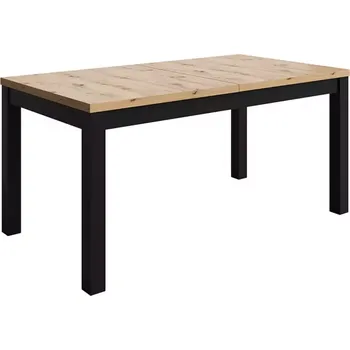 Jídelní set Stůl Agat 160+2x40 artisan/černá