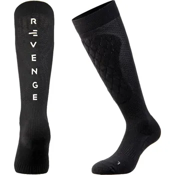 R-EVENGE Technické ponožky Crosstraining s efektem tejpu, černá 35/38 ČERNÁ