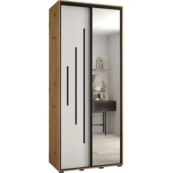 Předsíňová stěna Skříň 45 Canaris 13 120 artisan/bílá/černá