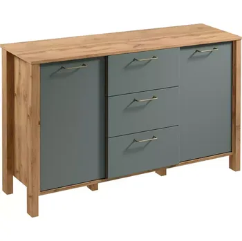 Kancelářská sestava Komoda Indygo K2D3S dub wotan-green