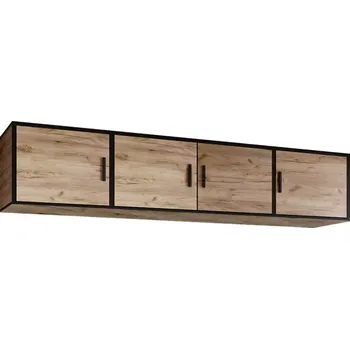 Šatní skříň Nástavec Skříň Roj 4D craft zlatý