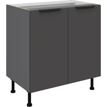 Kuchyňská skříňka Aria GR/ANT Anti Fingerprint 80d 2f Bb