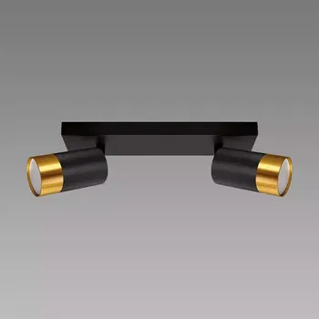 Svítidlo PUZON SPT GU10 2L BLACK/GOLD 04125 LS2