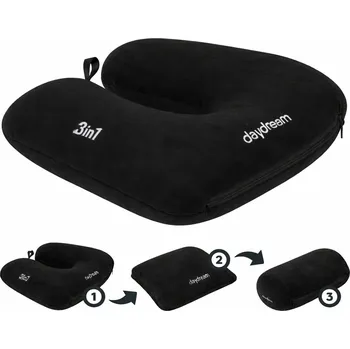 Zdraví Daydream 3v1 - multifunkční cestovní polštář Barva: Černá