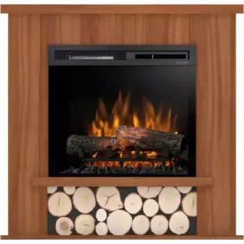 Elektrický krb Tula 23 světlý ořech