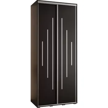 Předsíňová stěna Skříň 45 Canaris 12 120 černá/silver