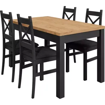 Jídelní set Jídelní set Mini černá/craft