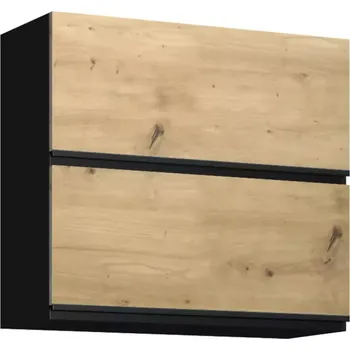 Kuchyňská skříňka Kuchyňská Skříňka Industry G80U černá/artisan