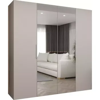 Předsíňová stěna Skříň Marbella II 200 kašmír/stříbrná