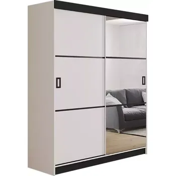 Kancelářská sestava Skříň Retro 138 3l Bílý / Přední Bílý