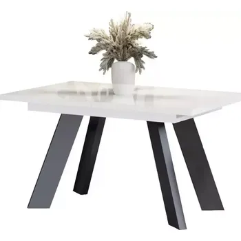 Jídelní set Stůl Como 210 bílý lesk