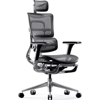 Herní židle Kancelářská Židle Diablo V-Master Černá/Šedá