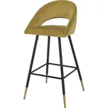 Barová židle America golden/black 80176d