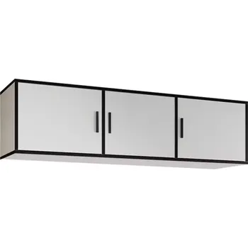 Šatní skříň Nástavec Skříň Roj 3D bílá