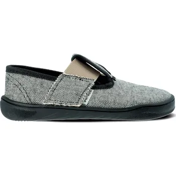 Dětská móda PEGRES PAPUČKY SBF 10F Textilní Černá | Dětské barefoot přezůvky - 33
