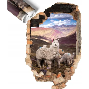 Fototapeta Samolepící samolepka na stěnu do Ložnice 86x130 cm Alpaky hory