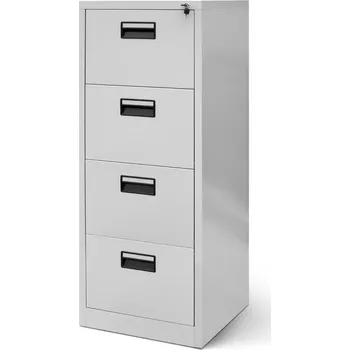 Kancelářská sestava Skříň Sara V004 kov šedá