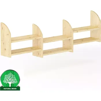 Obývací stěna Polička borovice PK101-150x47x19 přírodní