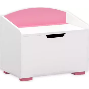 Kancelářská sestava Skříňka BB07 bílá+růžová