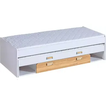 Ložnicová sestava Postel Lorento 200cm Dub Nash/Bílá