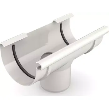 okap Žlabový kotlík 100/63 mm Bryza bílá