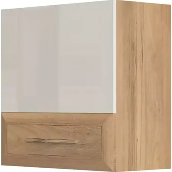 Obývací stěna Závěsná skříňka Gala VK55-1K/GL pacific walnut/beige