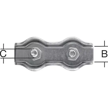 Svorka lan. dupl. 2 zn 2 ks