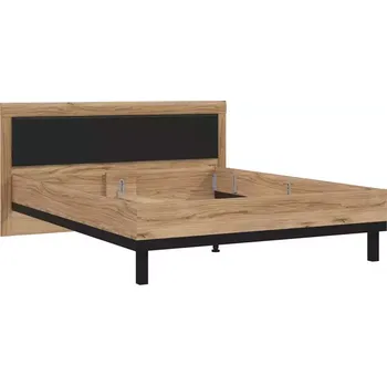 Ložnicová sestava Postel Nemezy Dqlk211 dub catania/černá