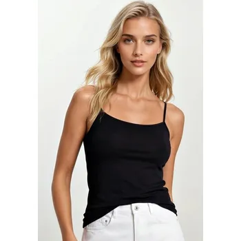 Souprava dámského spodního prádla Dámská spodní košilka Catherine černá XXL