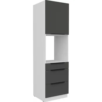 Kuchyňská skříňka Kuchyňská skříňka Aria GR/WH Anti Fingerprint 60DPS-210 1F 3S