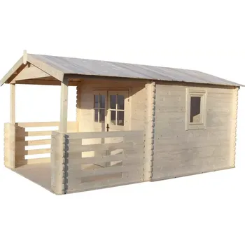 Dětský domeček Domek Zuzia I 3X3M + terasa 3X2M