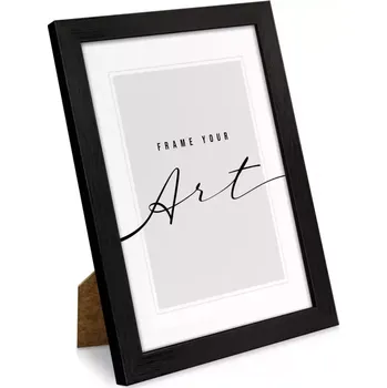 Rám na obraz Fotorámeček 13x18 plexi černý