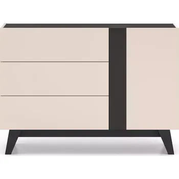 Dětský pokoj Komoda Freshion 04 kašmír/černá