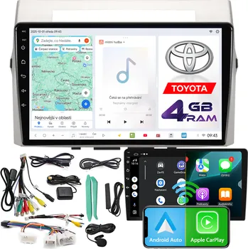 Auto Hi-Fi Autorádio NCS D9 Toyota Corolla Verso 2004-2009 Android Navigace 4GB LTE