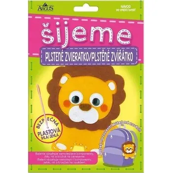 kreativní sada Kreativní sada z plsti, šijeme zvířátko - Lvíček