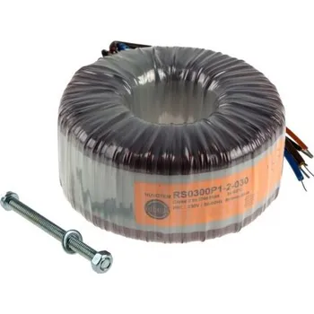 Transformátor Toroidní transformátor, počet výstupů: 2, sekundární napětí: 2 x 18V ac, 125.8 (Dia.) x 52.4mm