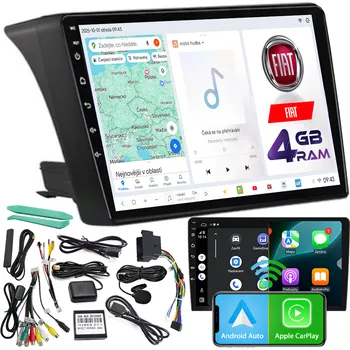 Autorádio Autorádio NCS D9 Fiat Ducato III 2007-2015 Android Navigace 4GB LTE