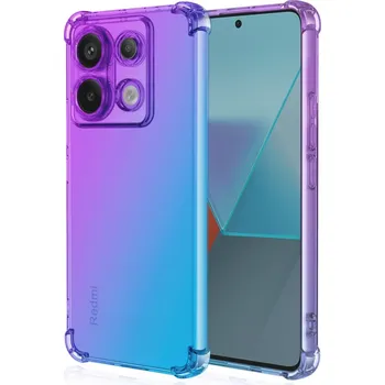 Pouzdro na mobilní telefon Kryt Xiaomi Redmi Note 13 Pro 5G Shock duhový fialovo-modrý (obal neboli pouzdro na Xiaomi Redmi Note 13 Pro 5G)