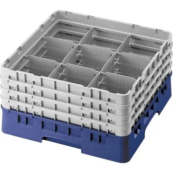 přísavka na sklo Cambro Koš Camrack 9 pozic, výška sklenice 13,2 cm - Modrá| TOM, R-9S434-186