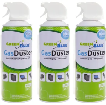 GreenBlue GB400 stlačený vzduch 400ml pistolový rozprašovač - pistolový sprej, 3 kusy