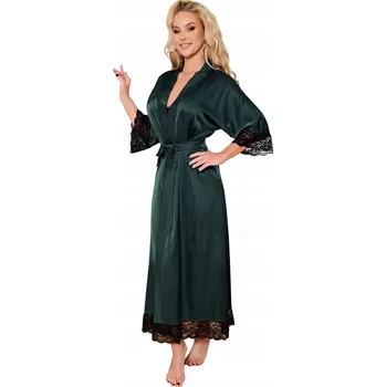 Dámský župan Župan ŽUPAN , zavázaný páskem, M, zelený, Velikonoce dárek